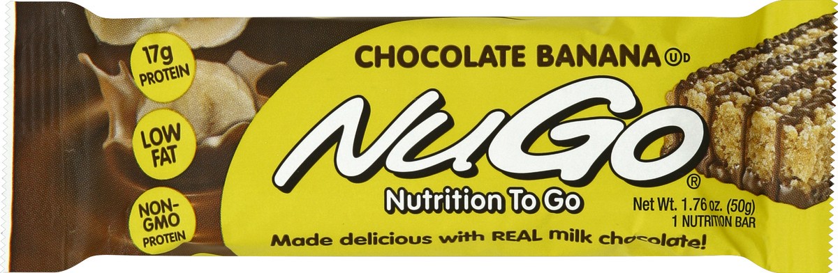 slide 5 of 5, NuGo Nutrition Bar 1.76 oz, 1.76 oz