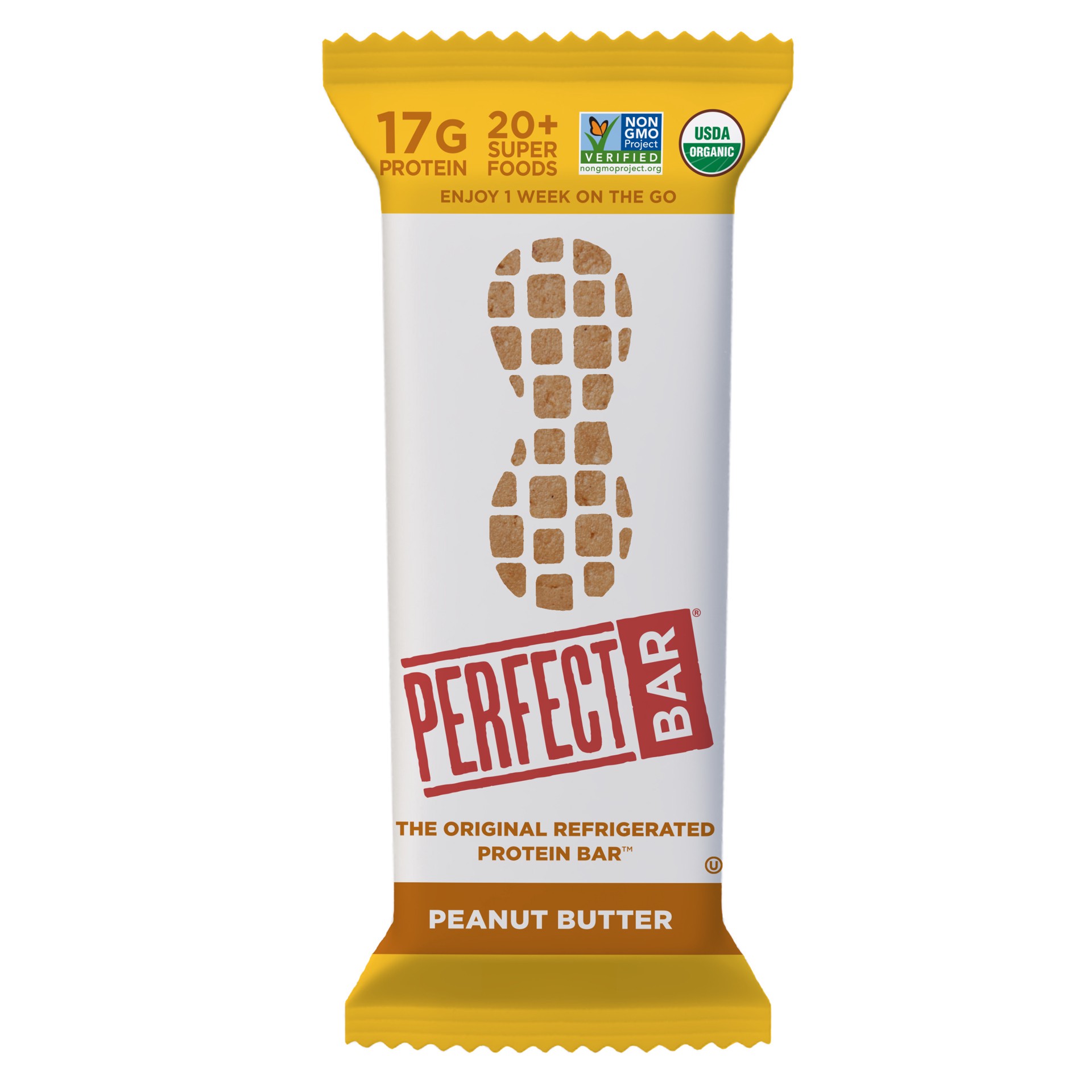 slide 1 of 13, Perfect Bar Gluten-Free Peanut Butter Refrigerated Protein Bar, Organic, 2.5 oz, 2.5 oz