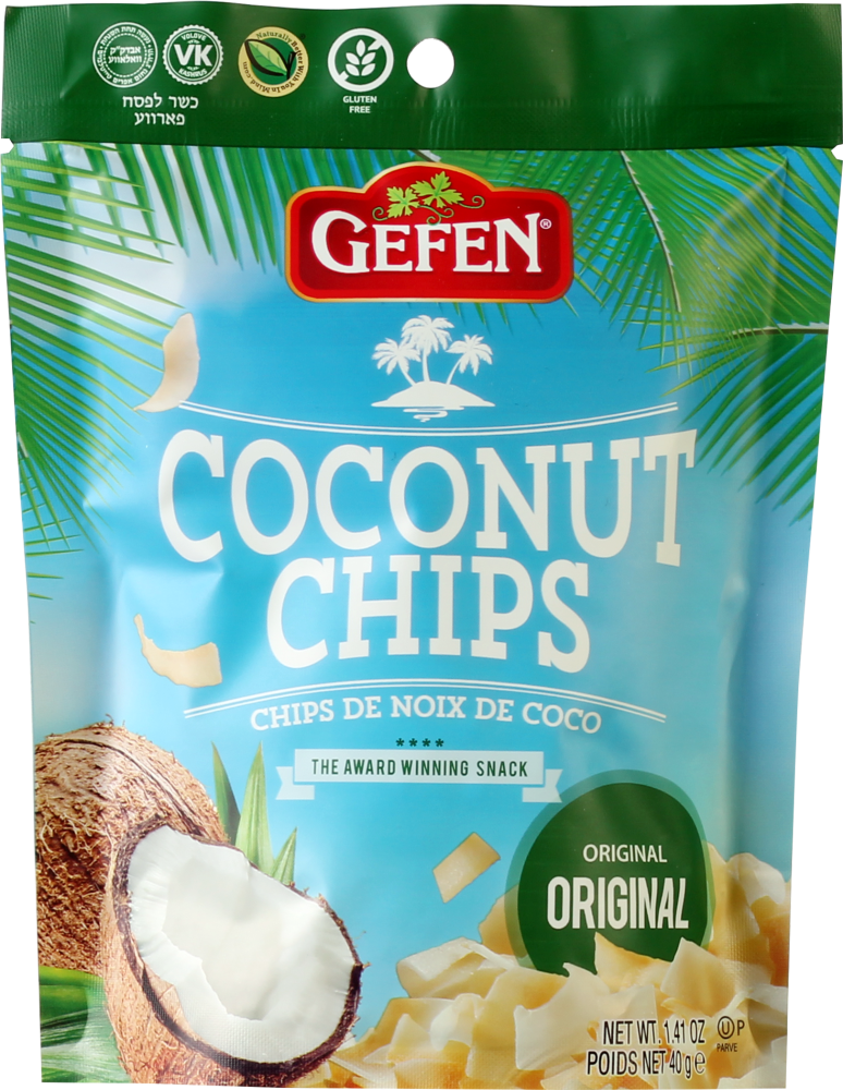 slide 1 of 1, Gefen Coconut Chips, 1 ct