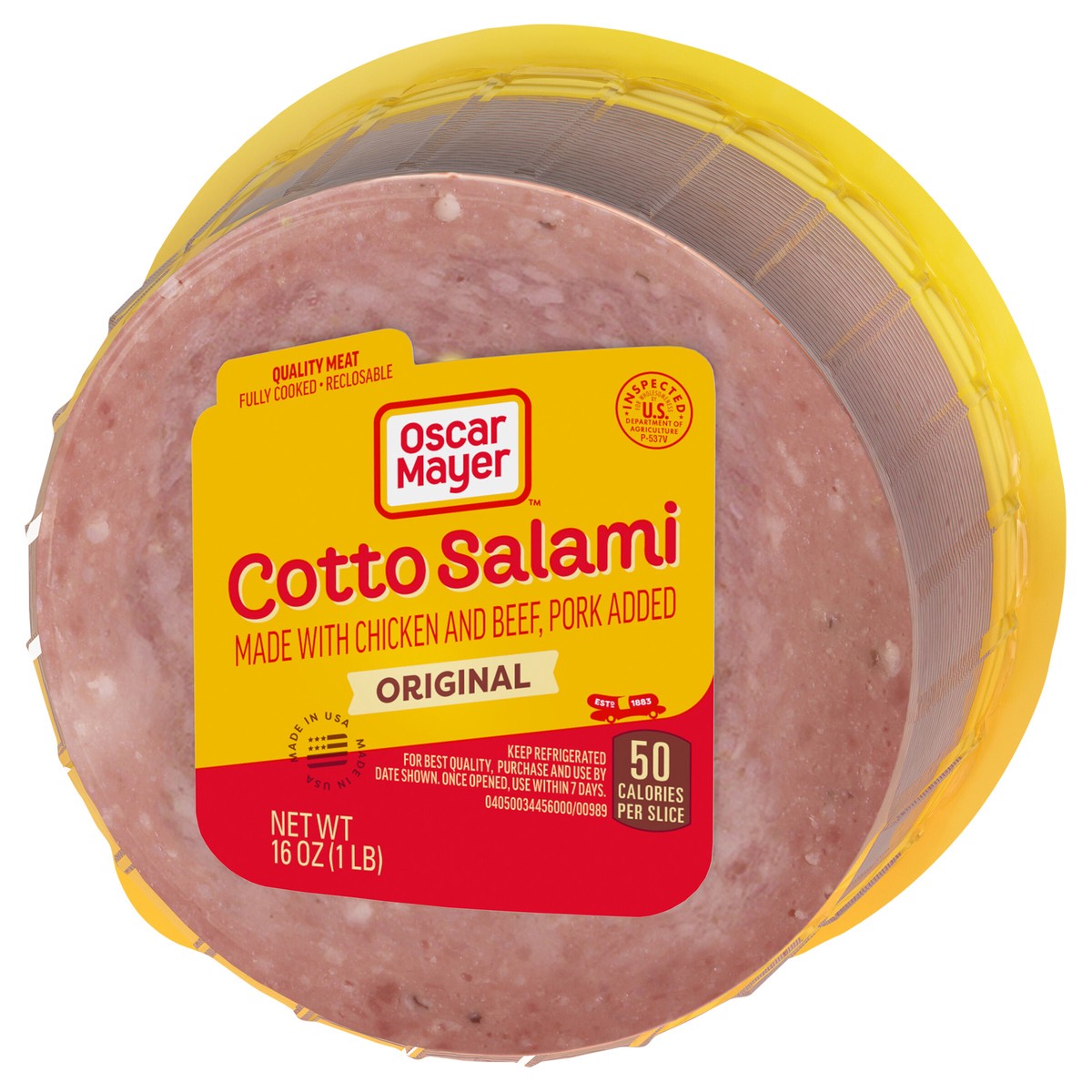 slide 7 of 13, Oscar Mayer Cotto Salami Deli Lunch Meat, 16 oz Package, 16 oz