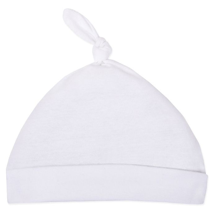 slide 1 of 1, Lamaze Infant Knot Beanie Cap - White, 1 ct