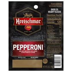 Kretschmar Premium Deli Pepperoni Slices, 5 oz