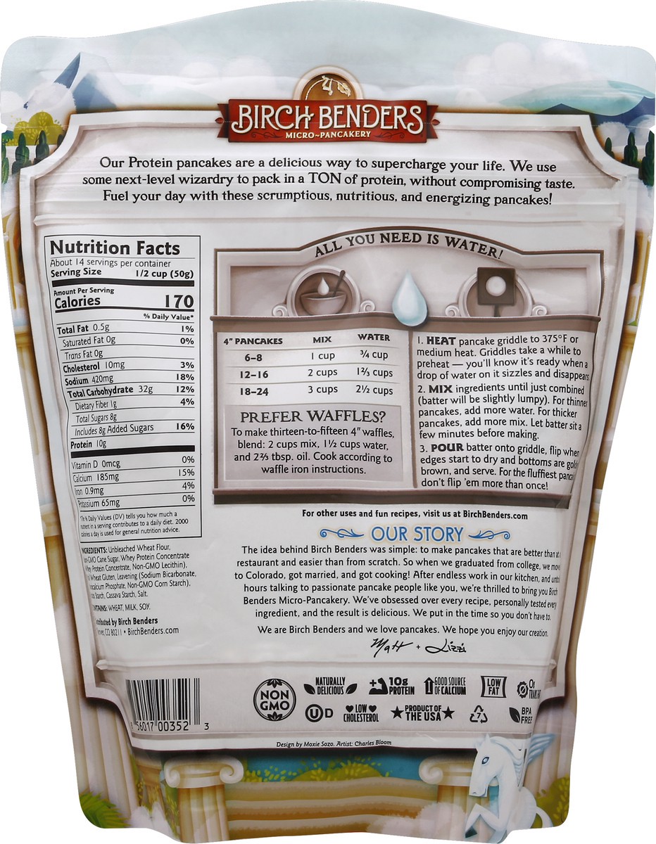 slide 3 of 7, Birch Benders Protein Mix Pancake&Waffle, 24 oz