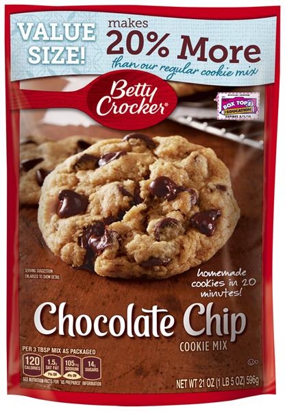 slide 1 of 1, Betty Crocker Chocolate Chip Cookie Mix Value Size, 21 oz