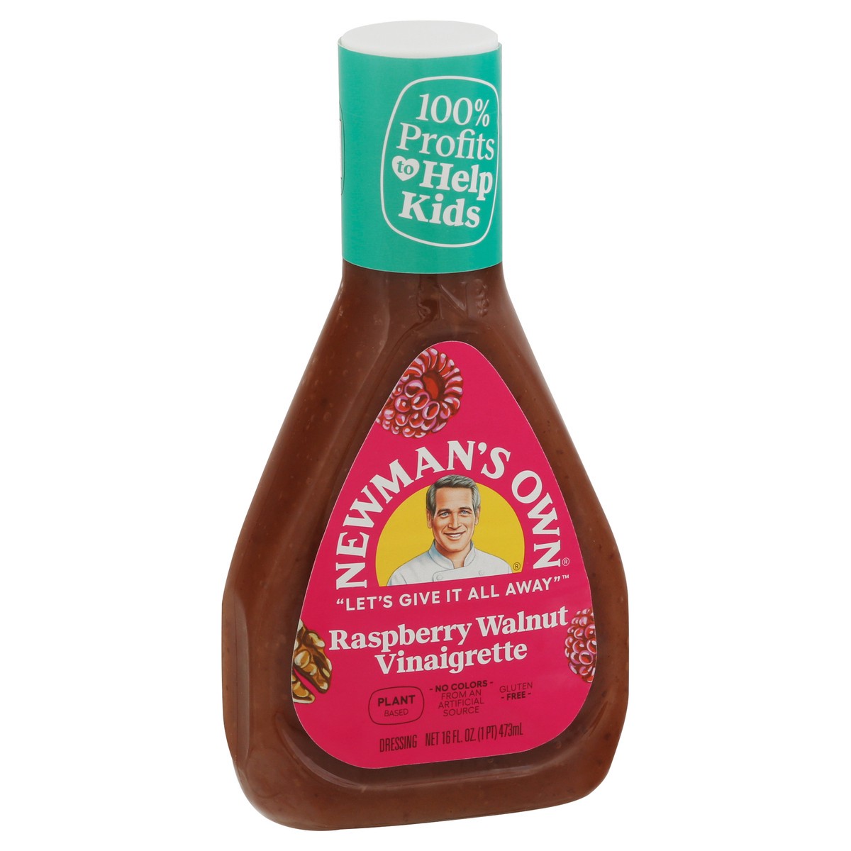 slide 5 of 9, Newman's Own Raspberry Walnut Vinaigrette Dressing 16 fl oz, 16 fl oz