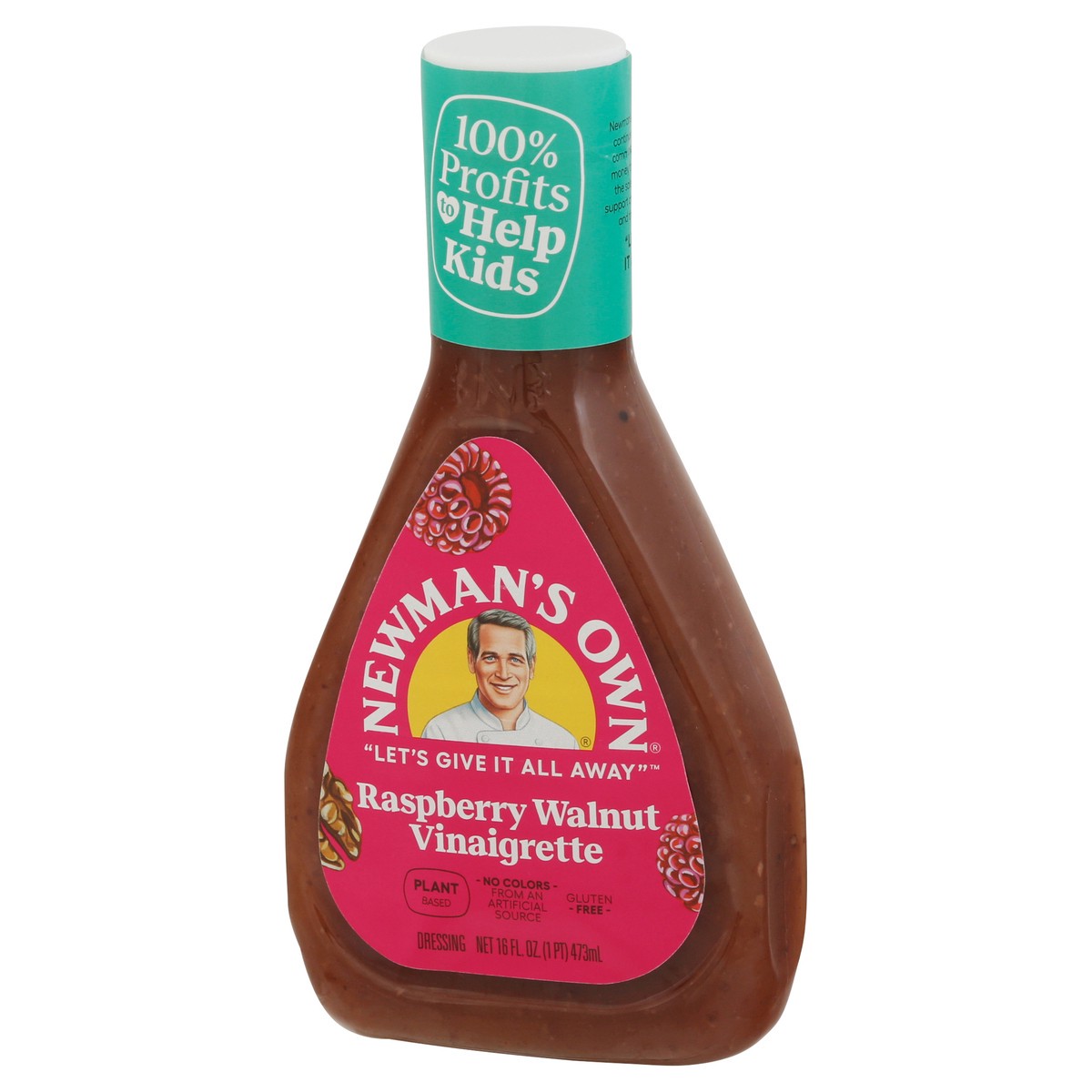 slide 4 of 9, Newman's Own Raspberry Walnut Vinaigrette Dressing 16 fl oz, 16 fl oz