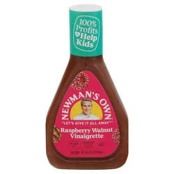 Newman's Own Raspberry Walnut Vinaigrette Dressing 16 fl oz