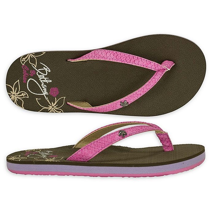 slide 1 of 1, Cobian Lil Hanalei Girls' Size 4/5 Sandal - Pink, 1 ct