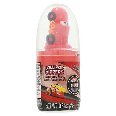 slide 1 of 1, Disney's Cars Lollipop Dippers, 0.84 oz