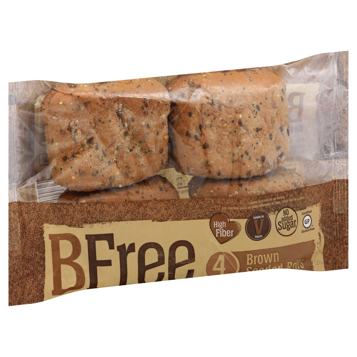 slide 2 of 10, BFree Wheat Gluten Free Brown Seeded Rolls, 8.46 oz