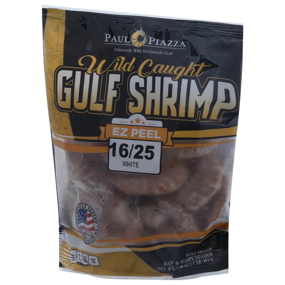 slide 13 of 14, Paul Piazza White EZ Peel Gulf Shrimp 16 oz, 16 oz