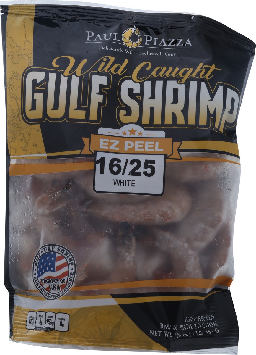 slide 5 of 14, Paul Piazza White EZ Peel Gulf Shrimp 16 oz, 16 oz