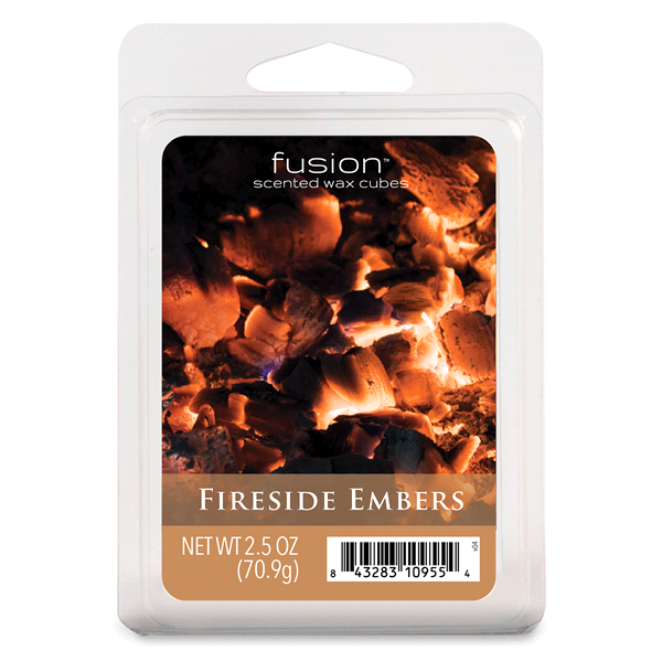 slide 1 of 1, Fusion Fireside Embers Scented Wax Cubes, 2.5 oz