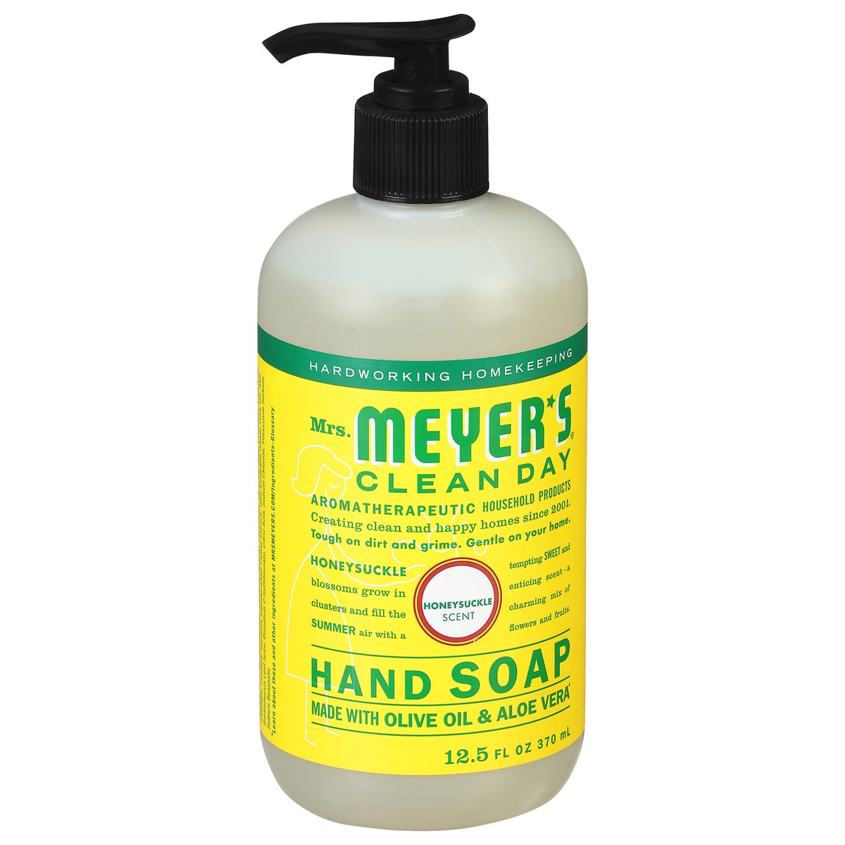 slide 2 of 9, Mrs. Meyer's Clean Day Honeysuckle Liquid Hand Soap - 12.5 fl oz, 12.5 fl oz