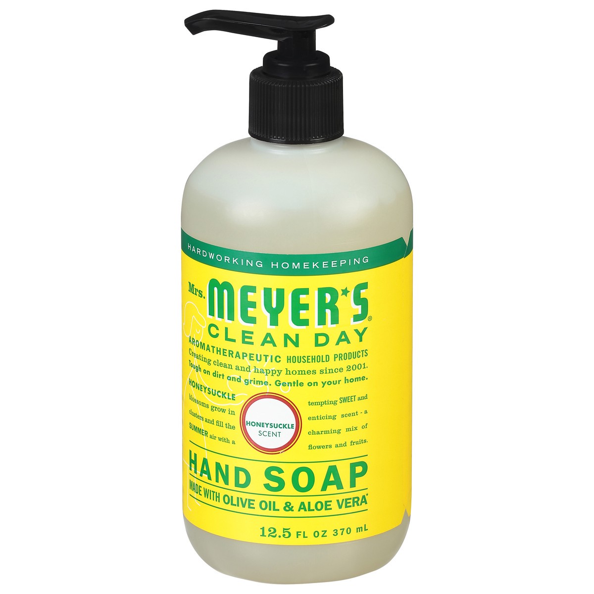 slide 3 of 9, Mrs. Meyer's Clean Day Honeysuckle Liquid Hand Soap - 12.5 fl oz, 12.5 fl oz