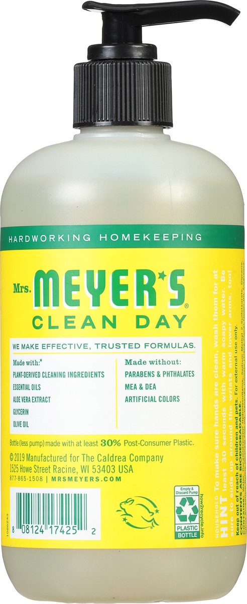 slide 5 of 9, Mrs. Meyer's Clean Day Honeysuckle Liquid Hand Soap - 12.5 fl oz, 12.5 fl oz