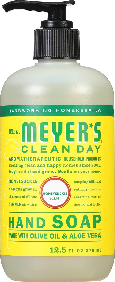 slide 6 of 9, Mrs. Meyer's Clean Day Honeysuckle Liquid Hand Soap - 12.5 fl oz, 12.5 fl oz