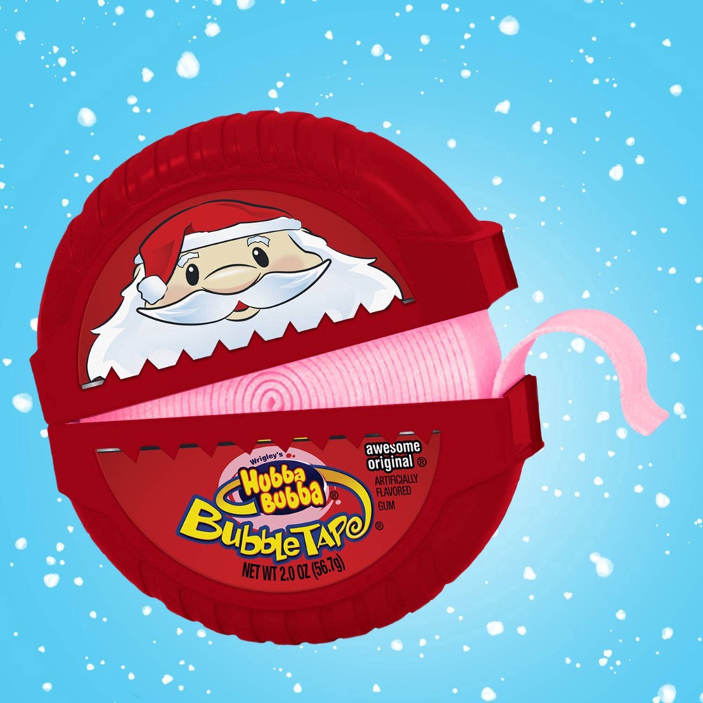 slide 4 of 6, HUBBA BUBBA Gum Original Bubble Holiday Christmas Tape, 2 ounce, 2 oz