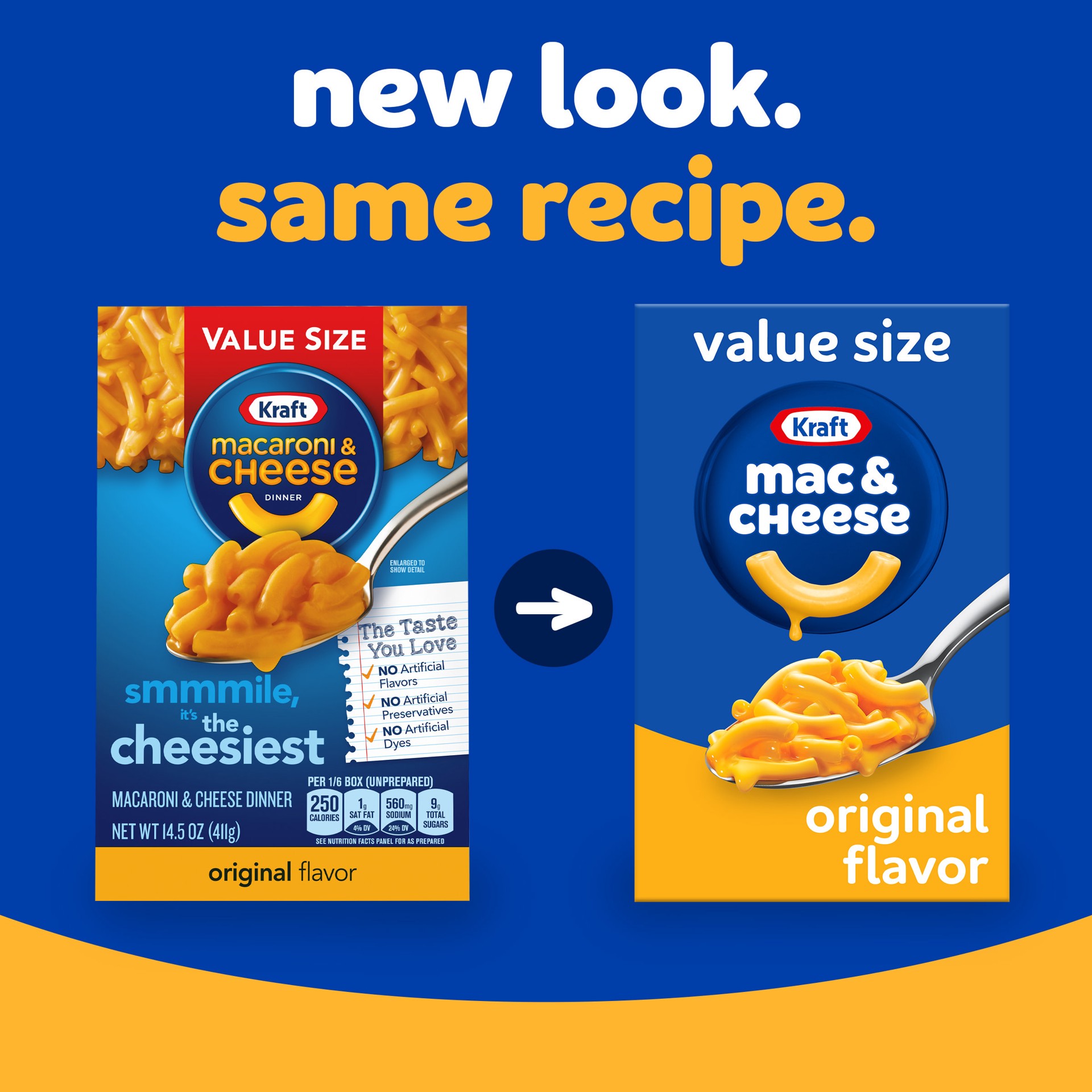 slide 4 of 5, Kraft Original Mac & Cheese Macaroni and Cheese Dinner Value Size, 14.5 oz Box, 14.5 oz