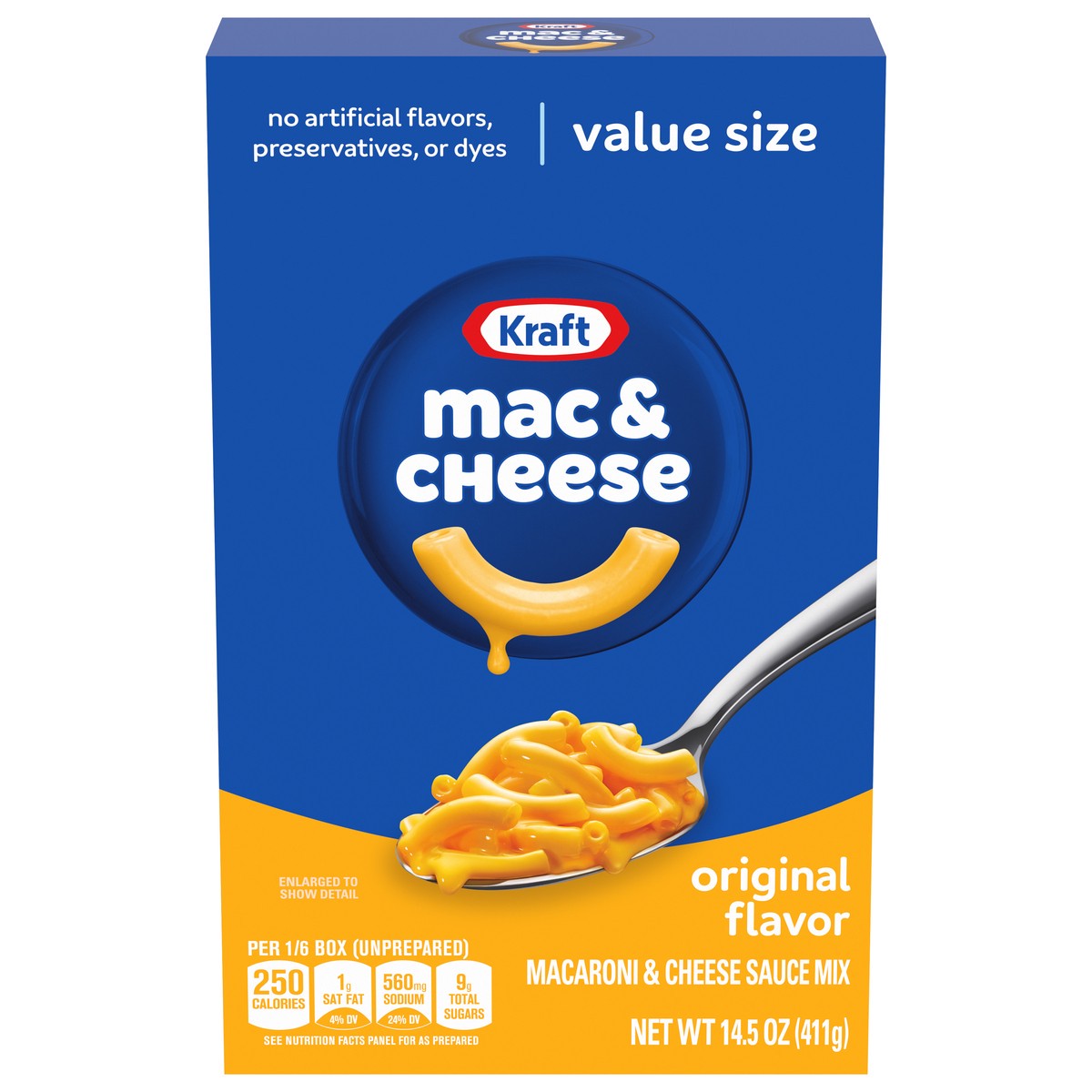 slide 1 of 5, Kraft Original Flavor Macaroni & Cheese Sauce Mix Value Size 14.5 oz, 14.50 oz