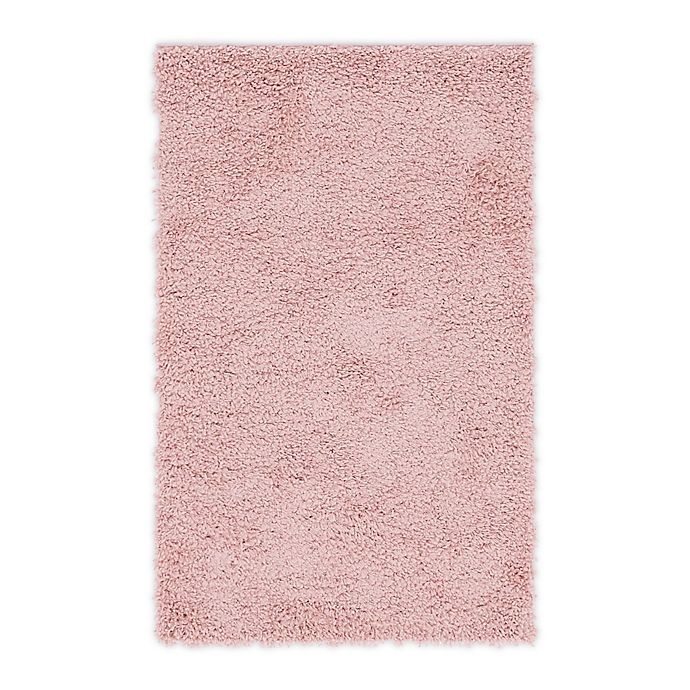 slide 1 of 6, Unique Loom Davos Shag Area Rug - Dusty Rose, 3 ft x 5 ft