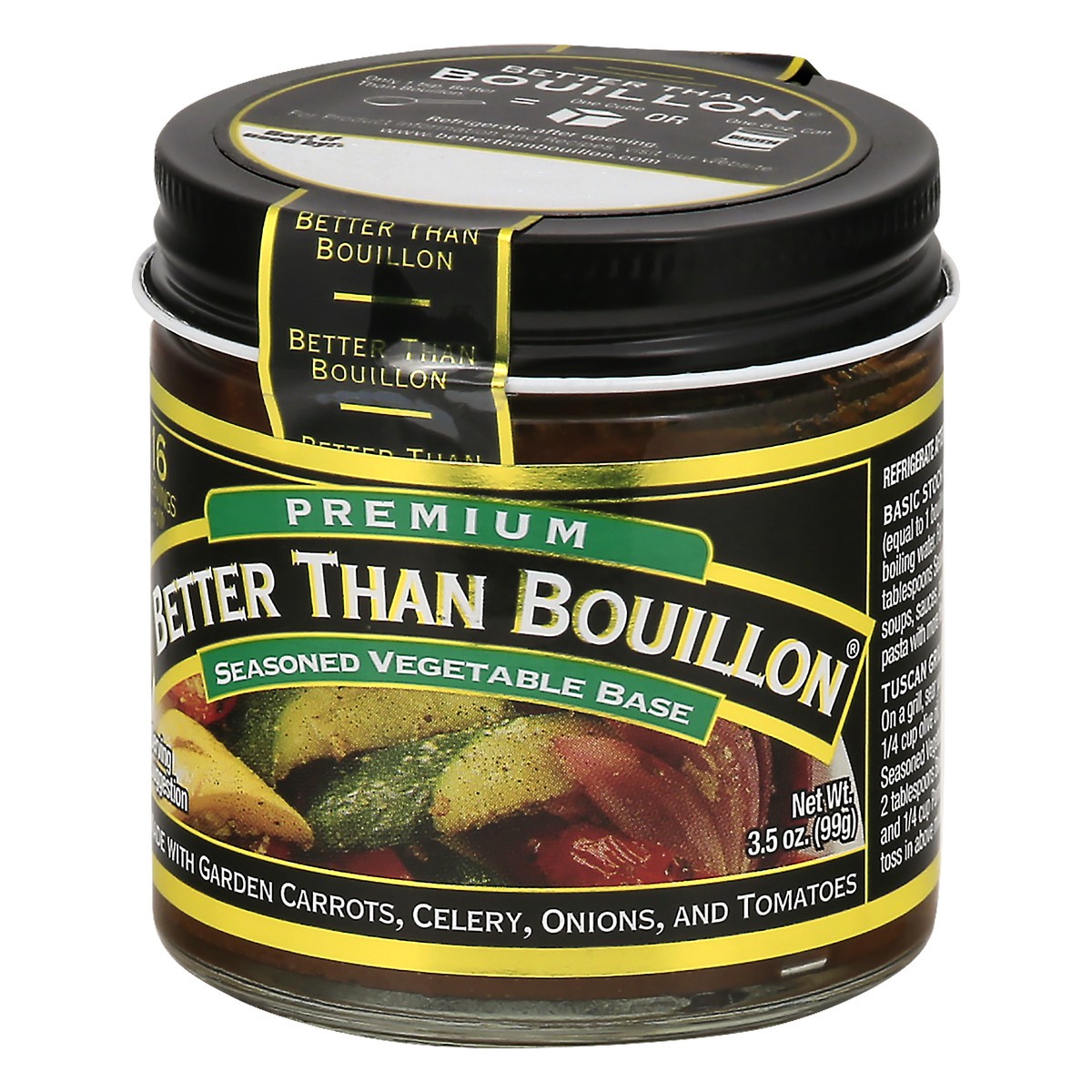 slide 9 of 10, Better than Bouillon Seasoned Premium Vegetable Base 3.5 oz, 3.5 oz