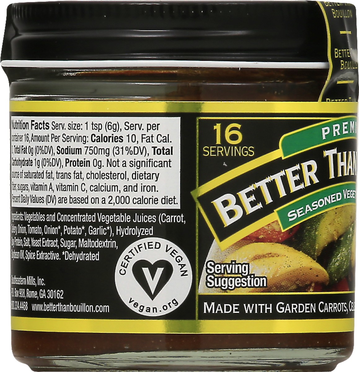 slide 2 of 10, Better than Bouillon Seasoned Premium Vegetable Base 3.5 oz, 3.5 oz