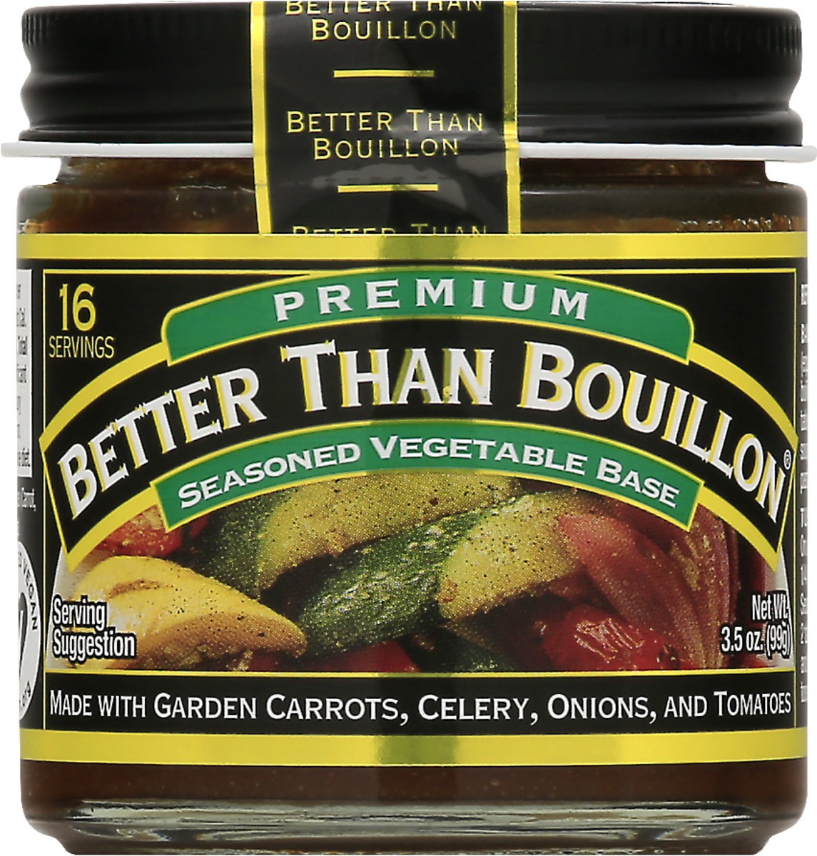 slide 8 of 10, Better than Bouillon Seasoned Premium Vegetable Base 3.5 oz, 3.5 oz