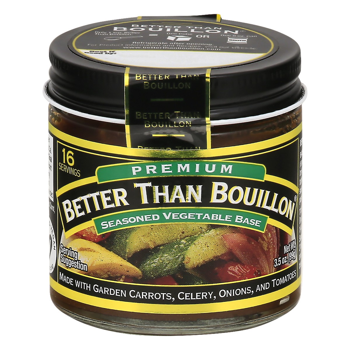 slide 1 of 10, Better than Bouillon Seasoned Premium Vegetable Base 3.5 oz, 3.5 oz