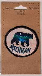 Painted Bear Michigan Patch