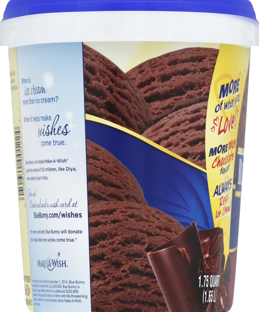 slide 3 of 4, Blue Bunny Premium Chocolate Ice Cream, 1.75 qt