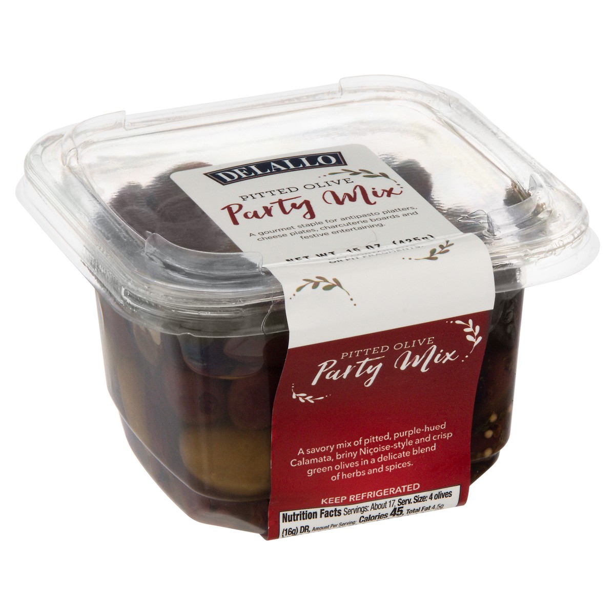 slide 2 of 9, DeLallo Olive Party Mix, 15 oz