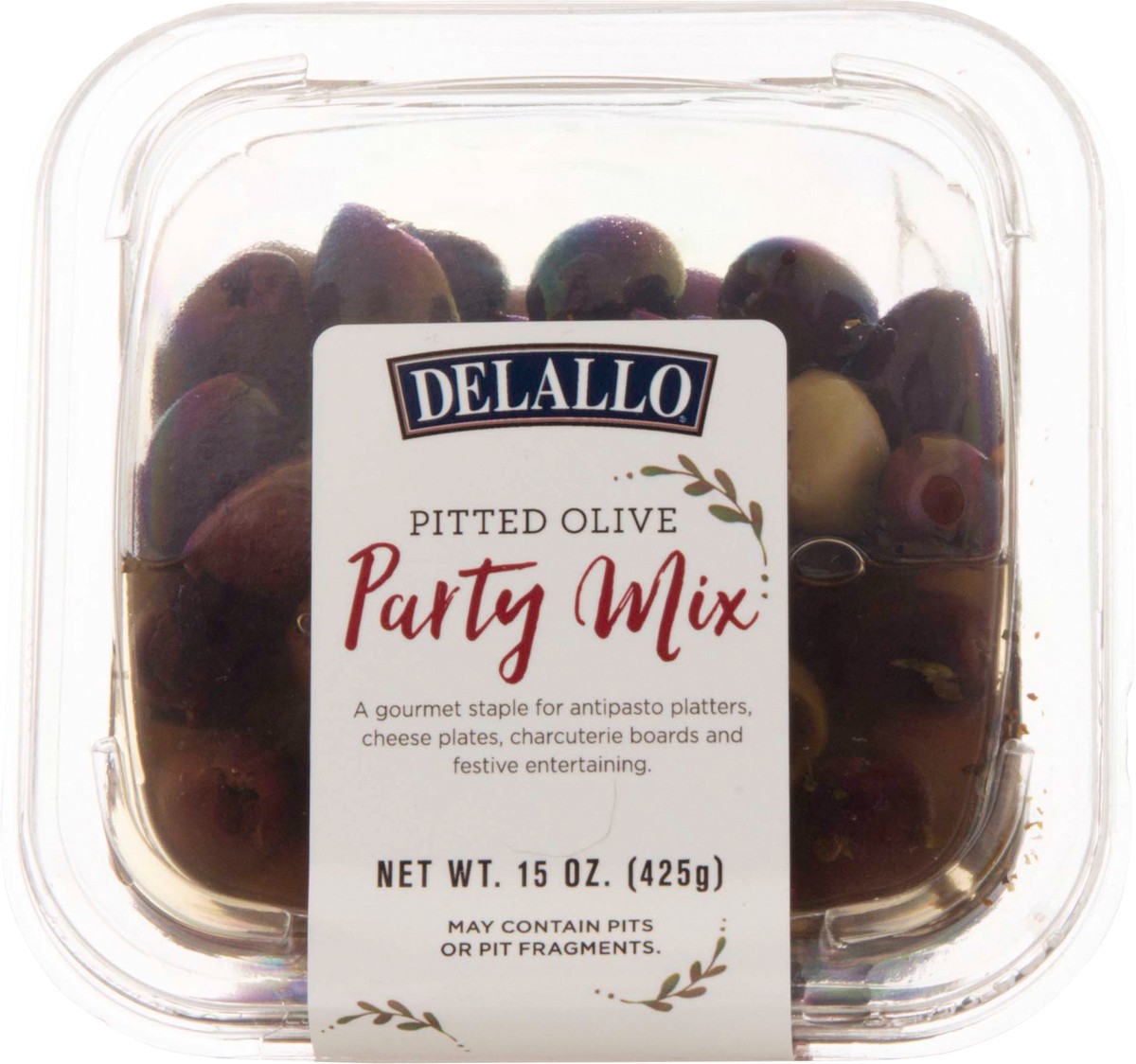 slide 9 of 9, DeLallo Olive Party Mix, 15 oz