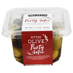 DeLallo Pitted Party Mix Olive 13.5 oz