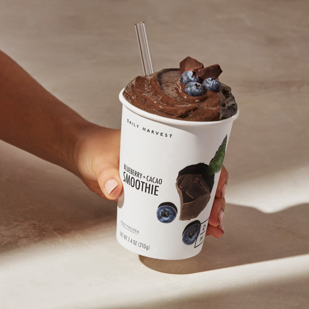 slide 5 of 6, Daily Harvest Blueberry + Cacao Smoothie 7.4 oz, 7.4 oz