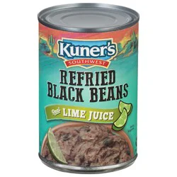 Kuner's Refried Black Beans with Lime Juice