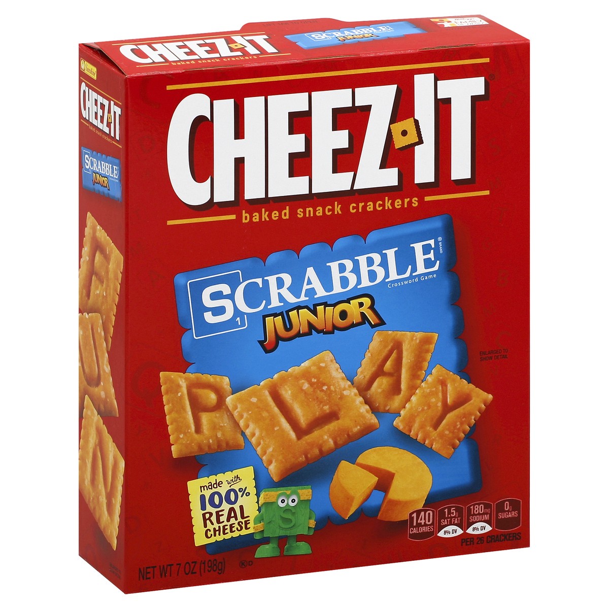 slide 3 of 8, Cheez-It Baked Snack Crackers 7 oz, 7 oz