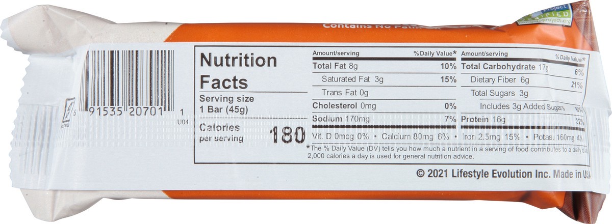 slide 2 of 9, NuGo Slim Crunchy Peanut Butter Protein Bar 1.59 oz, 1.59 oz