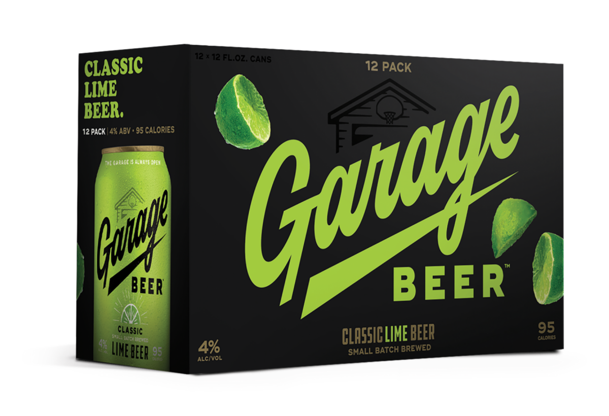 slide 1 of 1, Garage Beer Classic Lime Beer 12 - 12 fl oz Cans, 12 ct