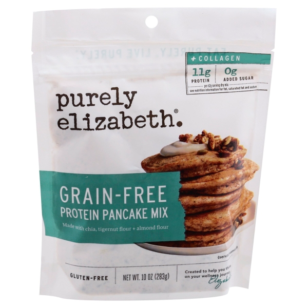 slide 1 of 1, Purely Elizabeth Gluten Free Grain Free Protein Pancake Mix, 10 oz