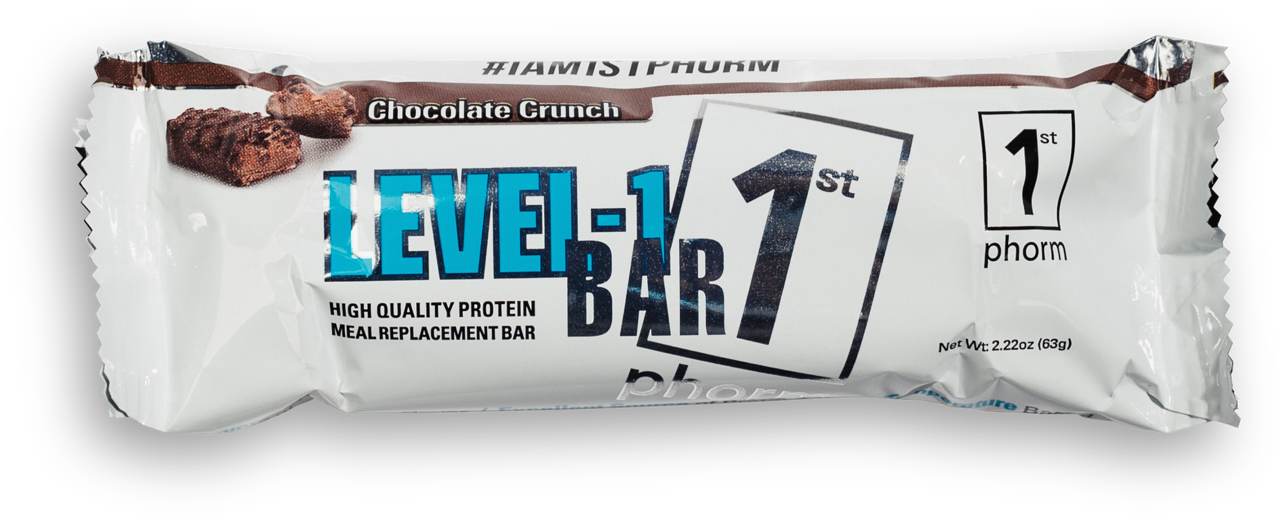 slide 1 of 1, 1st Phorm Chocolate Crunch Protein Bar, 2.2 oz