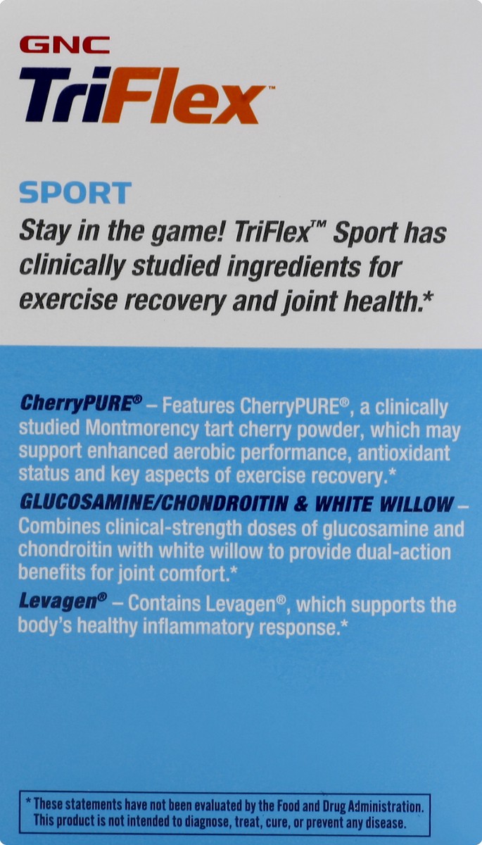 slide 3 of 6, GNC TriFlex Sport, 120 ct