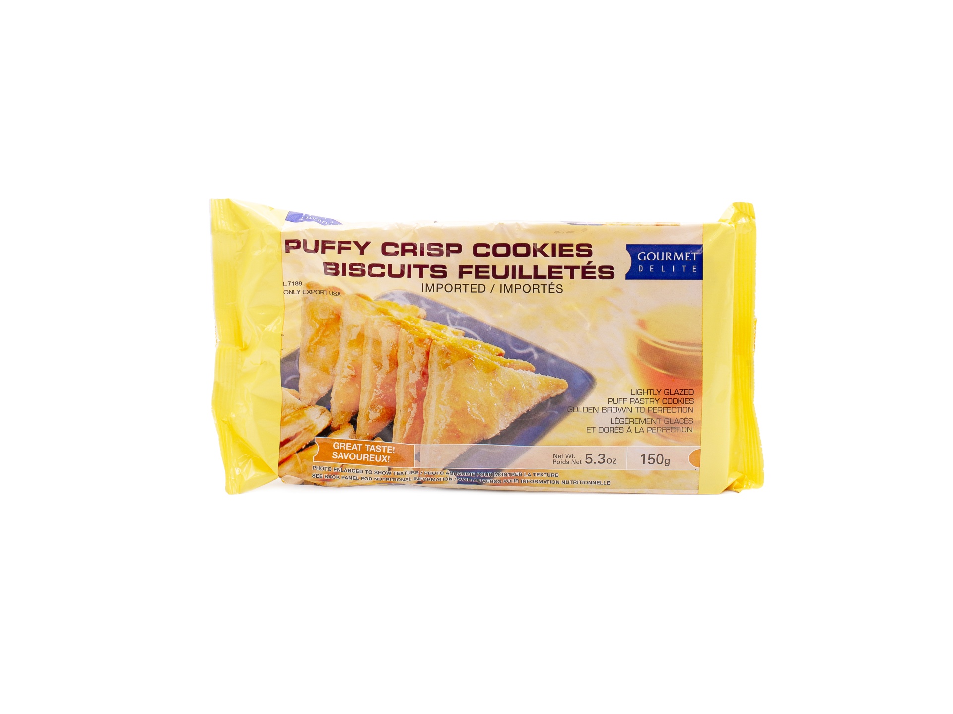 slide 1 of 1, Gourmet Delite Fuffy Crisp Cookies, 5.3 oz