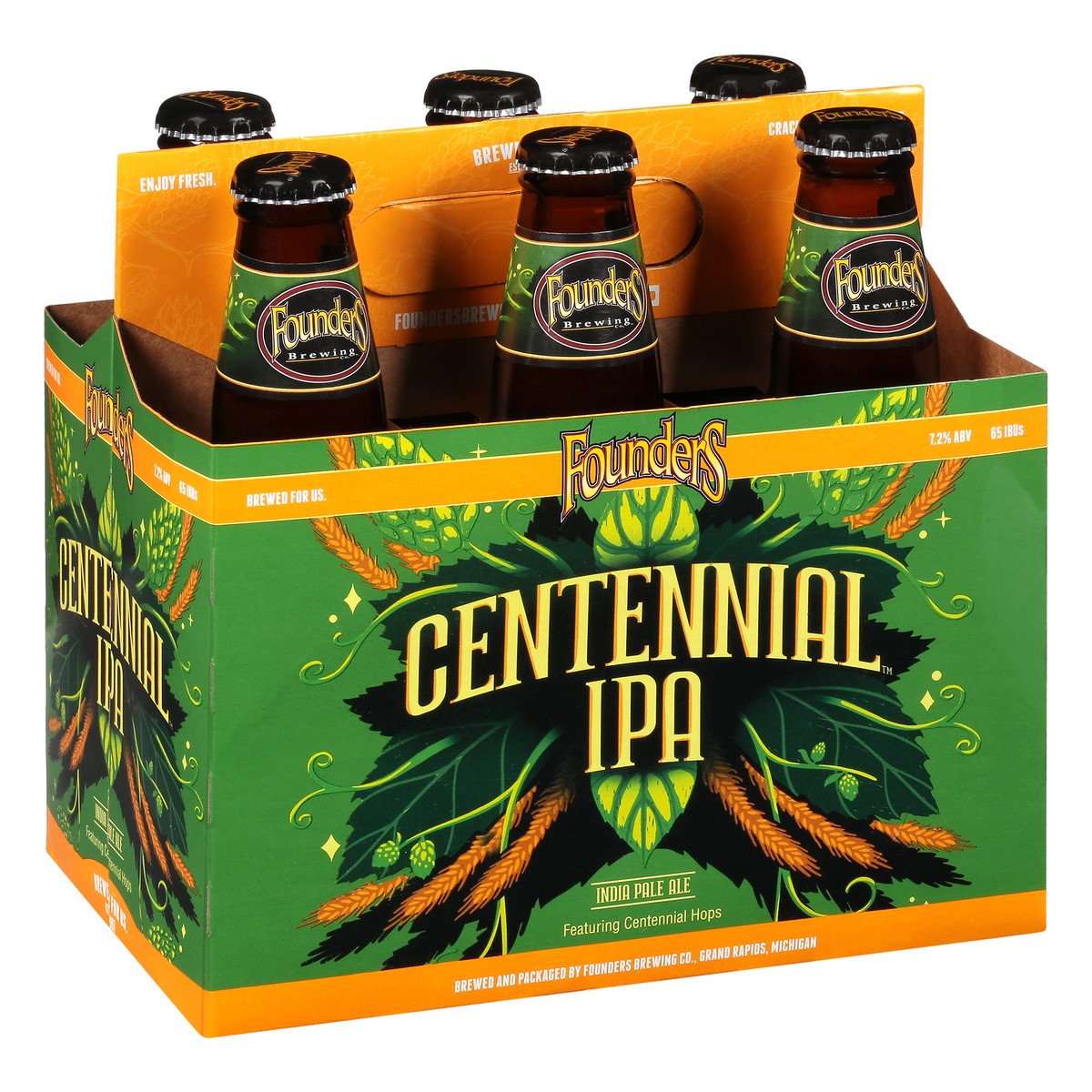 slide 1 of 16, Founders Brewing Co. Beer, Centennial Ipa, 12 oz