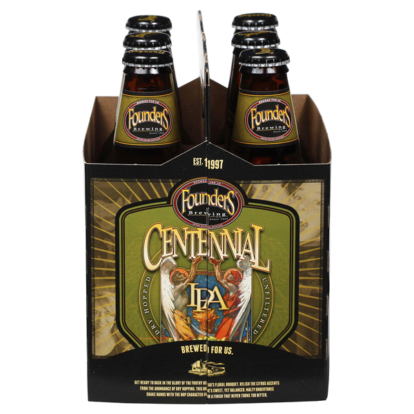 slide 6 of 16, Founders Brewing Co. Beer, Centennial Ipa, 12 oz