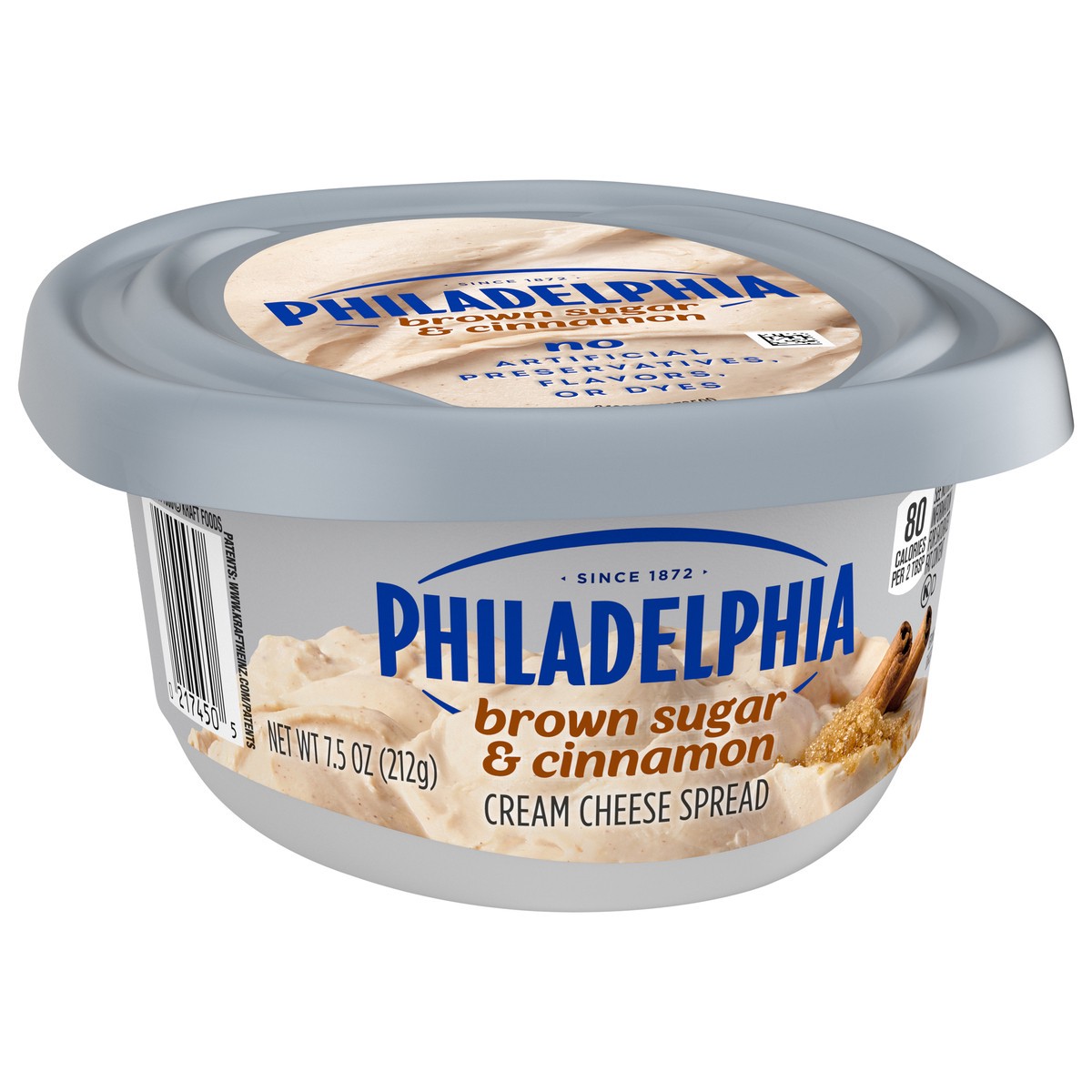 slide 8 of 9, Philadelphia Brown Sugar & Cinnamon Cream Cheese Spread, 7.5 oz Tub, 7.5 oz
