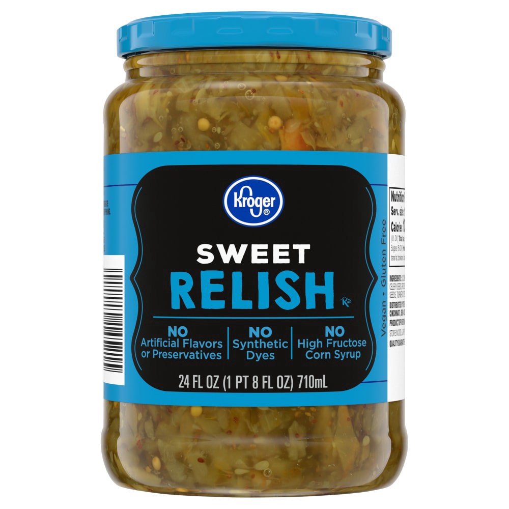 slide 1 of 1, Kroger® Sweet Relish, 24 fl oz