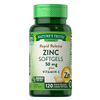 slide 4 of 21, Nature's Truth Rapid Release Liquid Softgels 50 mg Plus Vitamin C Zinc 120 Softgels, 120 ct