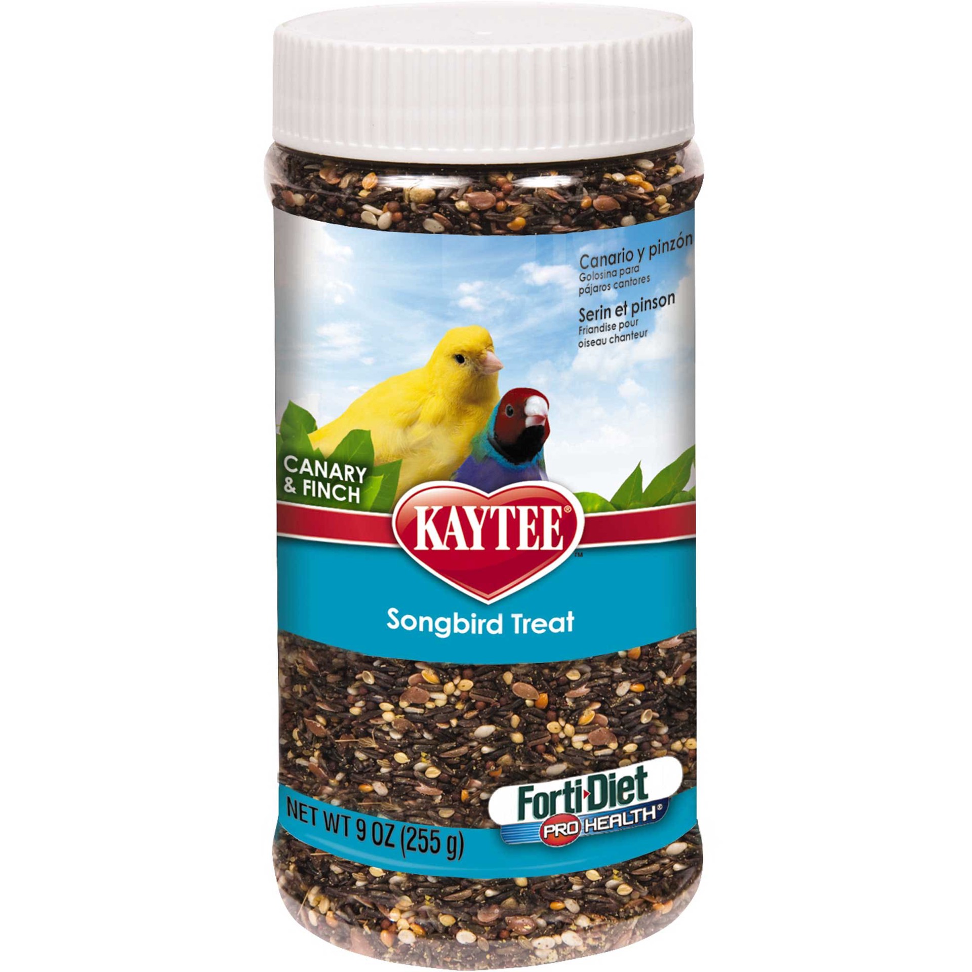 slide 1 of 3, Kaytee Songbird Treat Jar -- Canary & Finch 9 oz, 1 ct