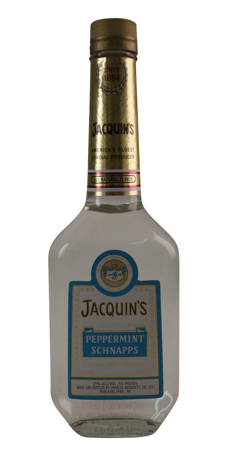 slide 1 of 1, Jacquin's Peppermint Schnapps, 750 ml